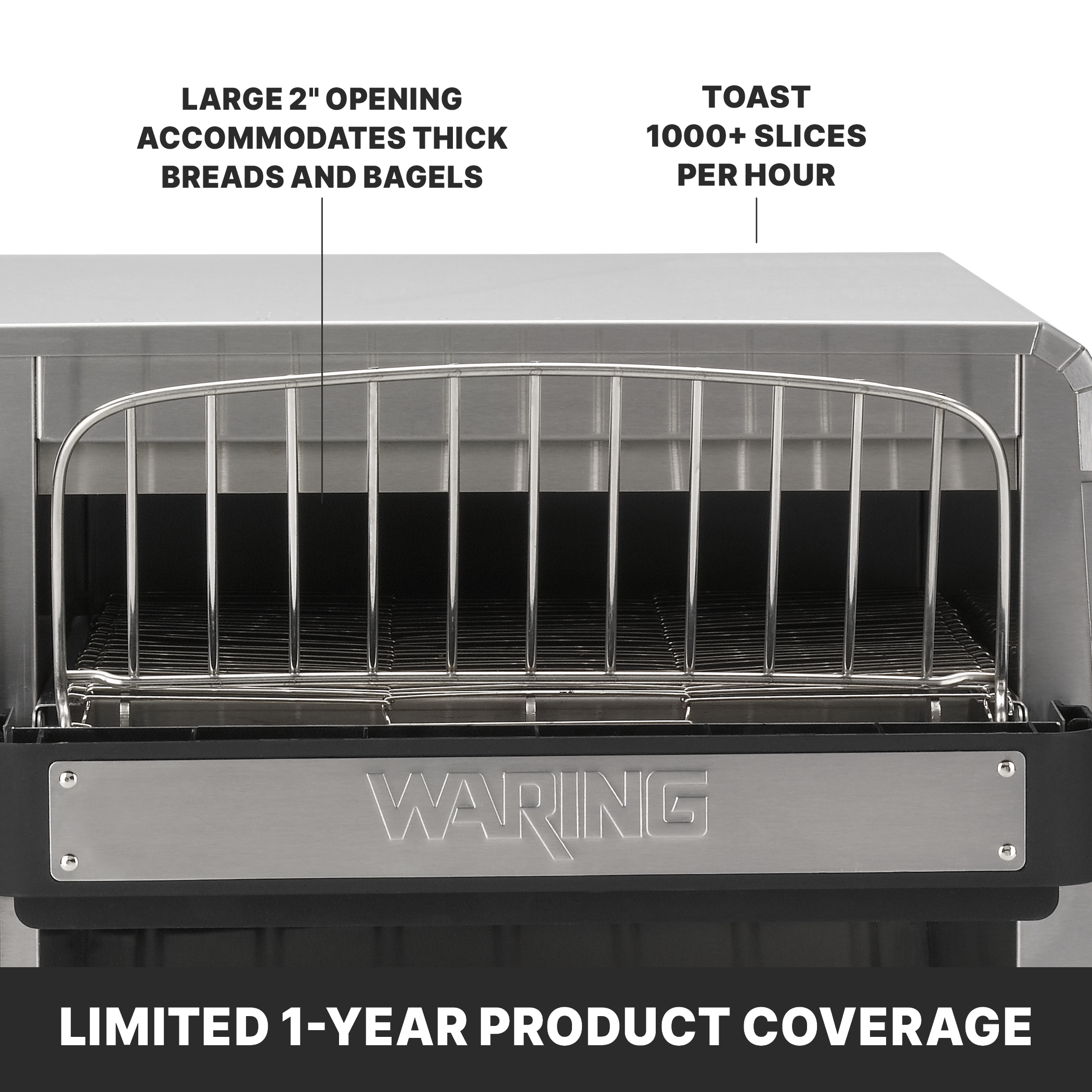 Conveyor Toaster with Power Control and Belt Speed Control, 208 Volt